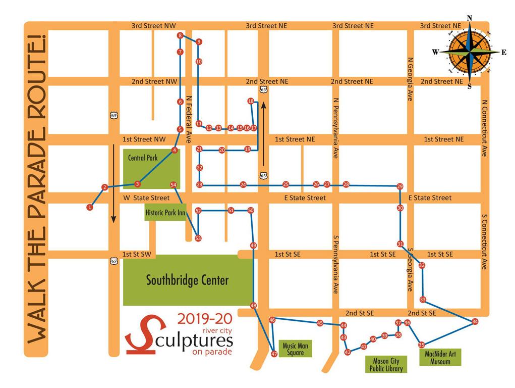 2019-2020 Walking Tour Map