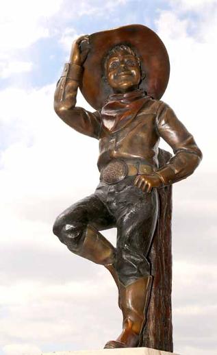 image of Little Cowboy sculpture