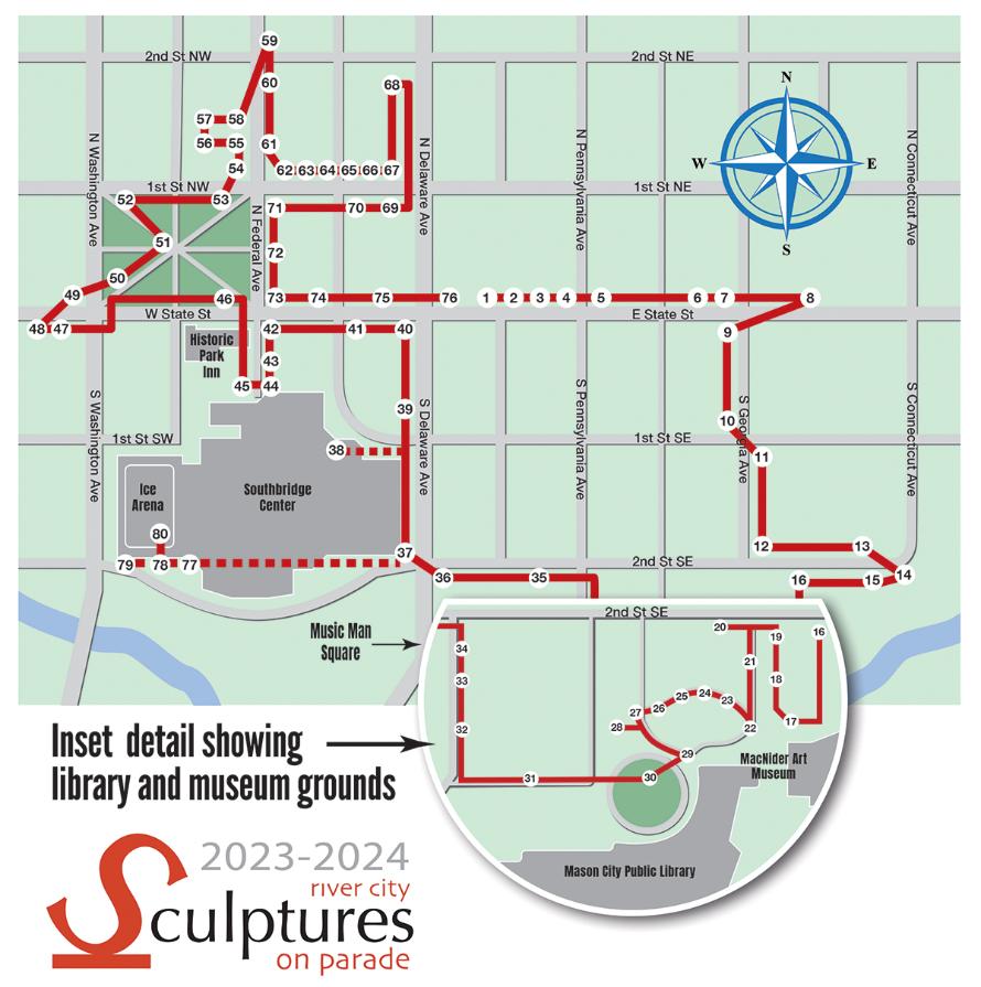 image of 2023-2024 Sculpture Wak Map