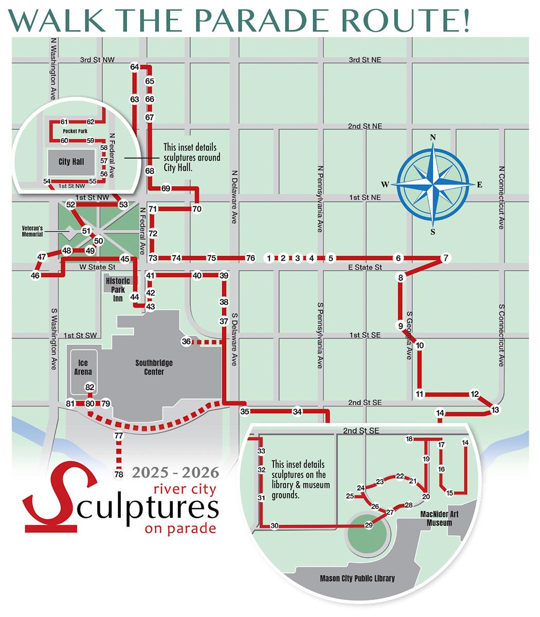 image of 2025-2026 Sculpture Wak Map